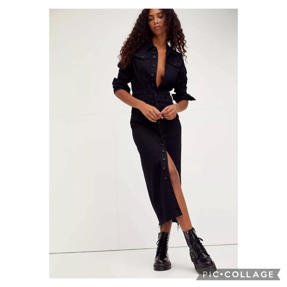 MOTHER Dresses & Skirts - Mother THE COVER UP
Not Guilty … Denim MIDI Dress